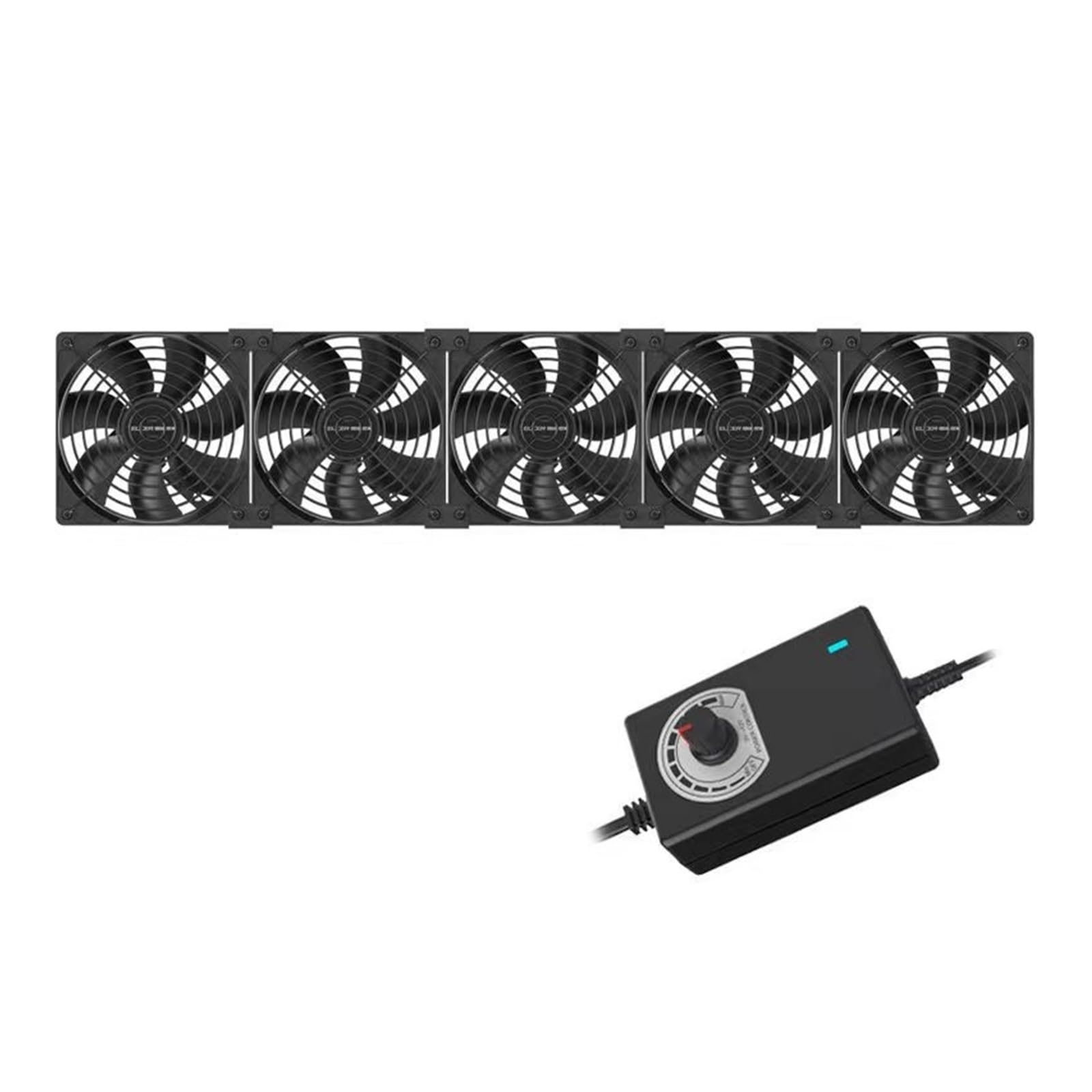 Système de refroidissement de 5 ventilateurs 12cm pour châssis serveur 120mm