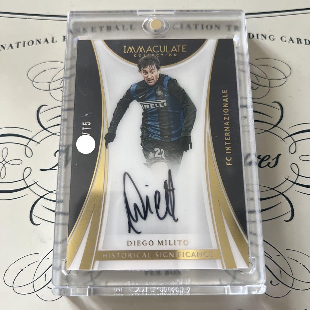 ディエゴミリート　直筆サイン Amazon.co.jp: ディエゴ ミリート Panini Immaculate 直筆サイン