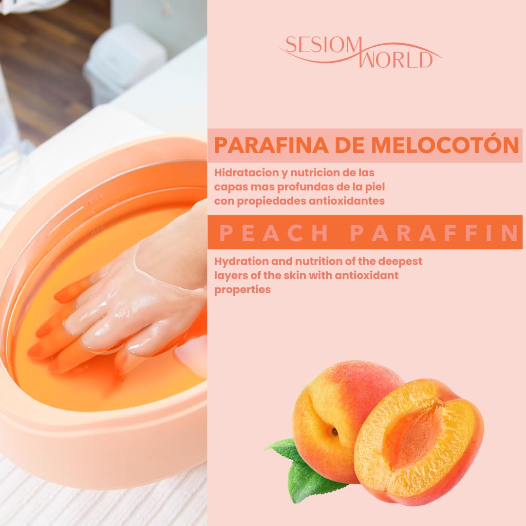 NOVA ENGEL Parafina De Melocotón Para Tratamientos 1000 Ml