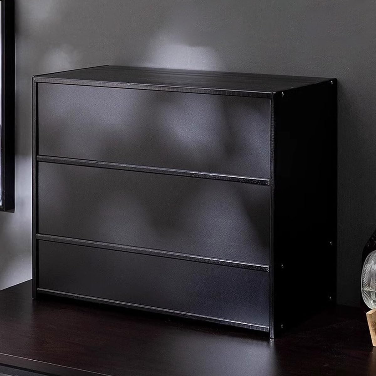 Gewürzschrank aus Bambus mit Glastüren und Kaffeetassen-Aufbewahrung für Küche und Wohnzimmer, 55 cm Höhe