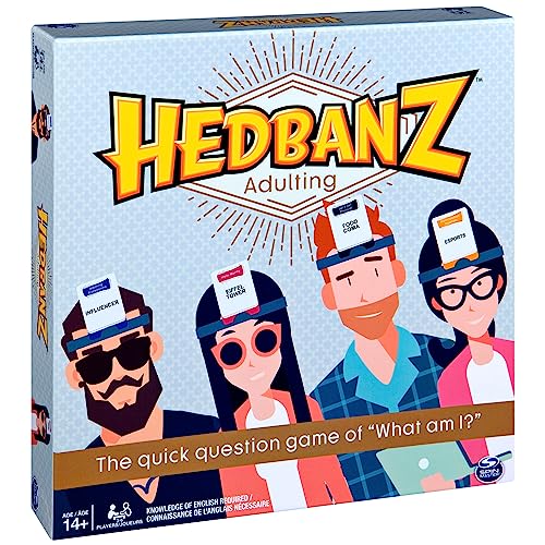 Spin Master Games Hedbanz Adulting, Juego de Fiesta miniatura 4