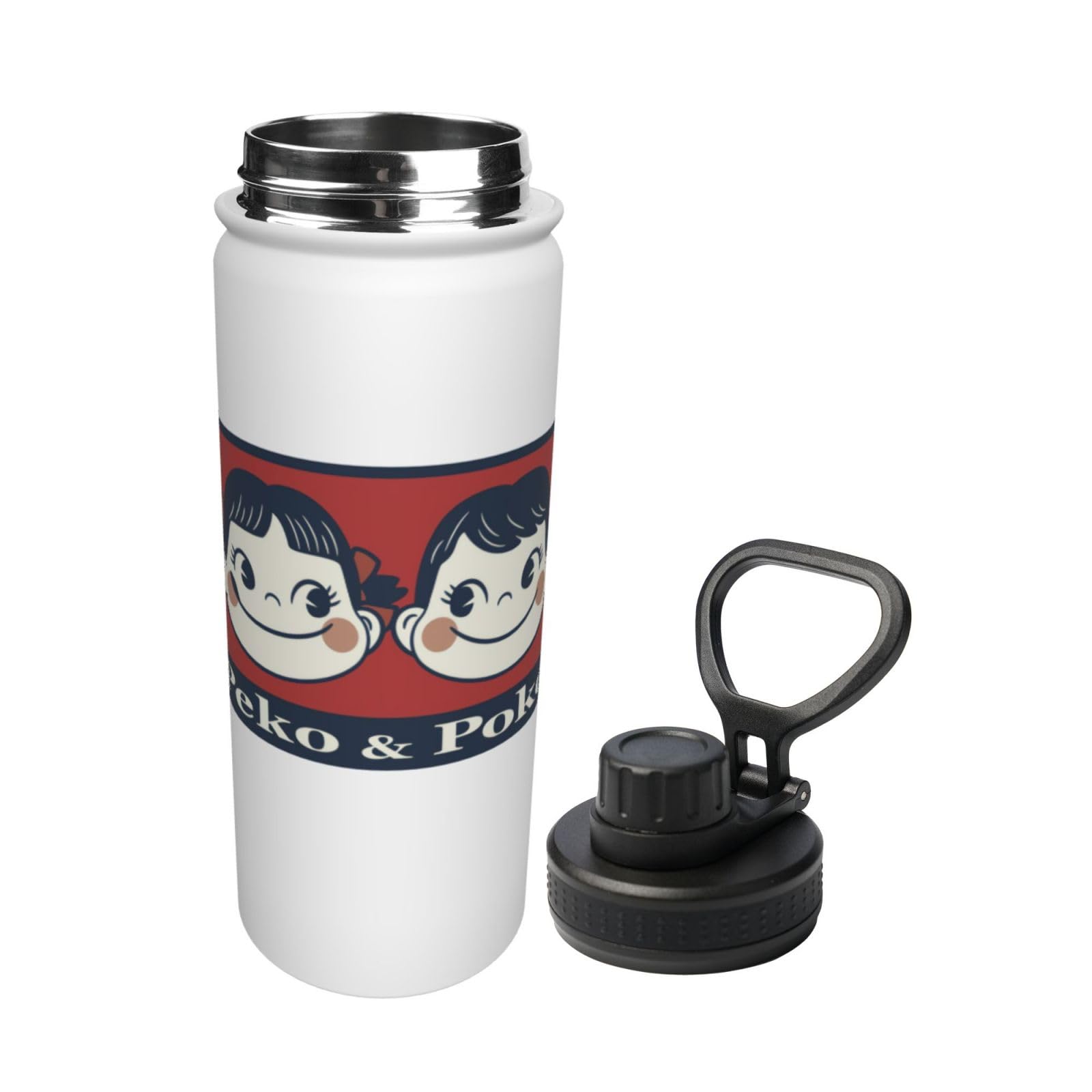 ペコちゃん 魔法瓶 Amazon | ペコちゃん ポコちゃん 18oz 魔法瓶 ステンレスボトル 真空