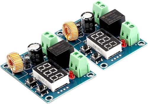 2 unids XH-M609 Módulo de interruptor de pantalla digital de protección de voltaje DC 12V-36V protección de desconexión de bajo voltaje sobre módulo