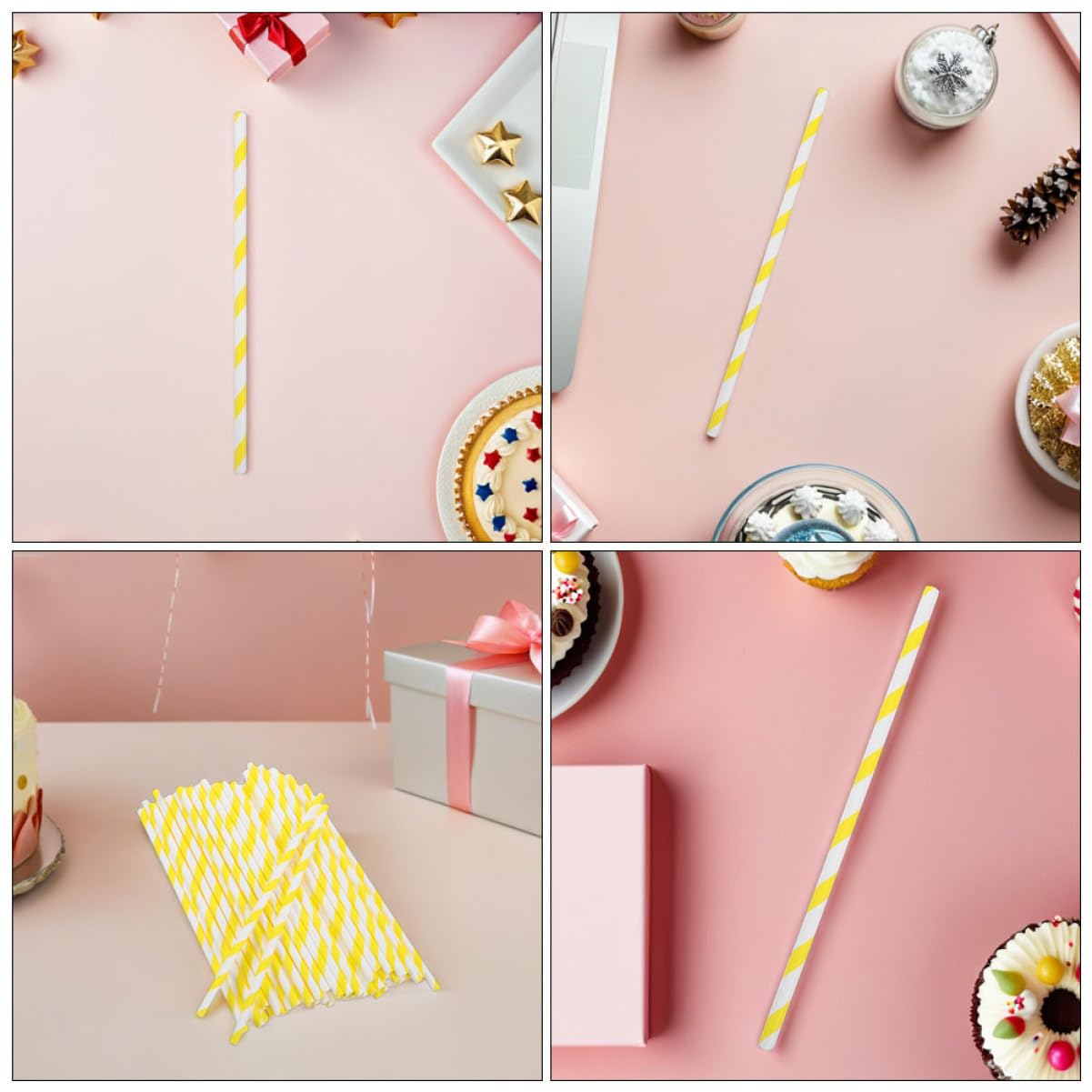 SOLUSTRE 150pezzi Bastoncini Di Filato Pz e Coni Di Per Dolci Da Te Cake Pops Imballaggio Di Lecca-lecca Forniture Per Matrimoni e Feste