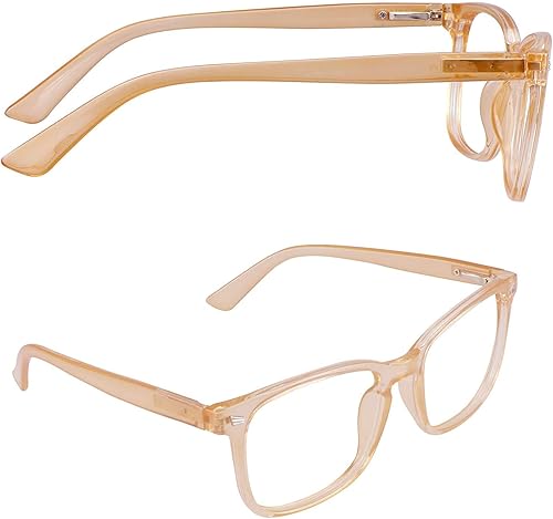 Miniatura 6 de LAMBBAA Gafas presbiópicas multifocales vintage cuadradas progresivas, gafas anti luz azul para hombres, mujeres lectores