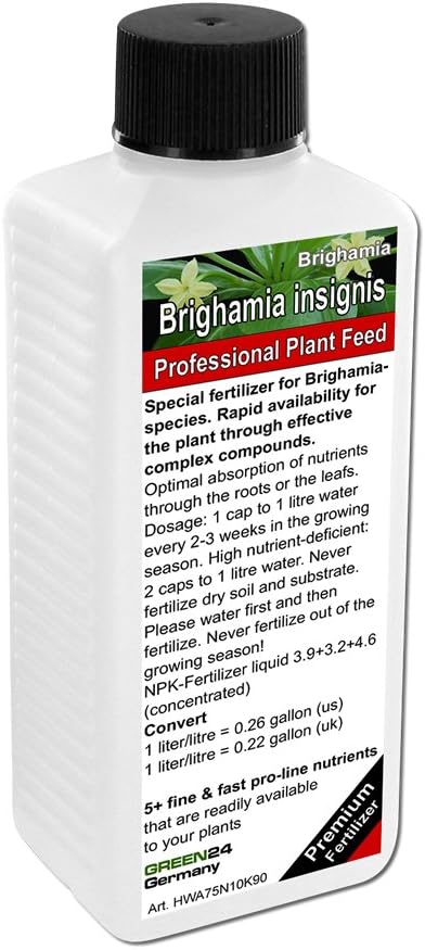 GREEN24 Brighamia insignis Liquid Fertilizer NPK for Ōlulu, Alula, Vulcan Palm, Cabbage on a Stick, Campanulaceae