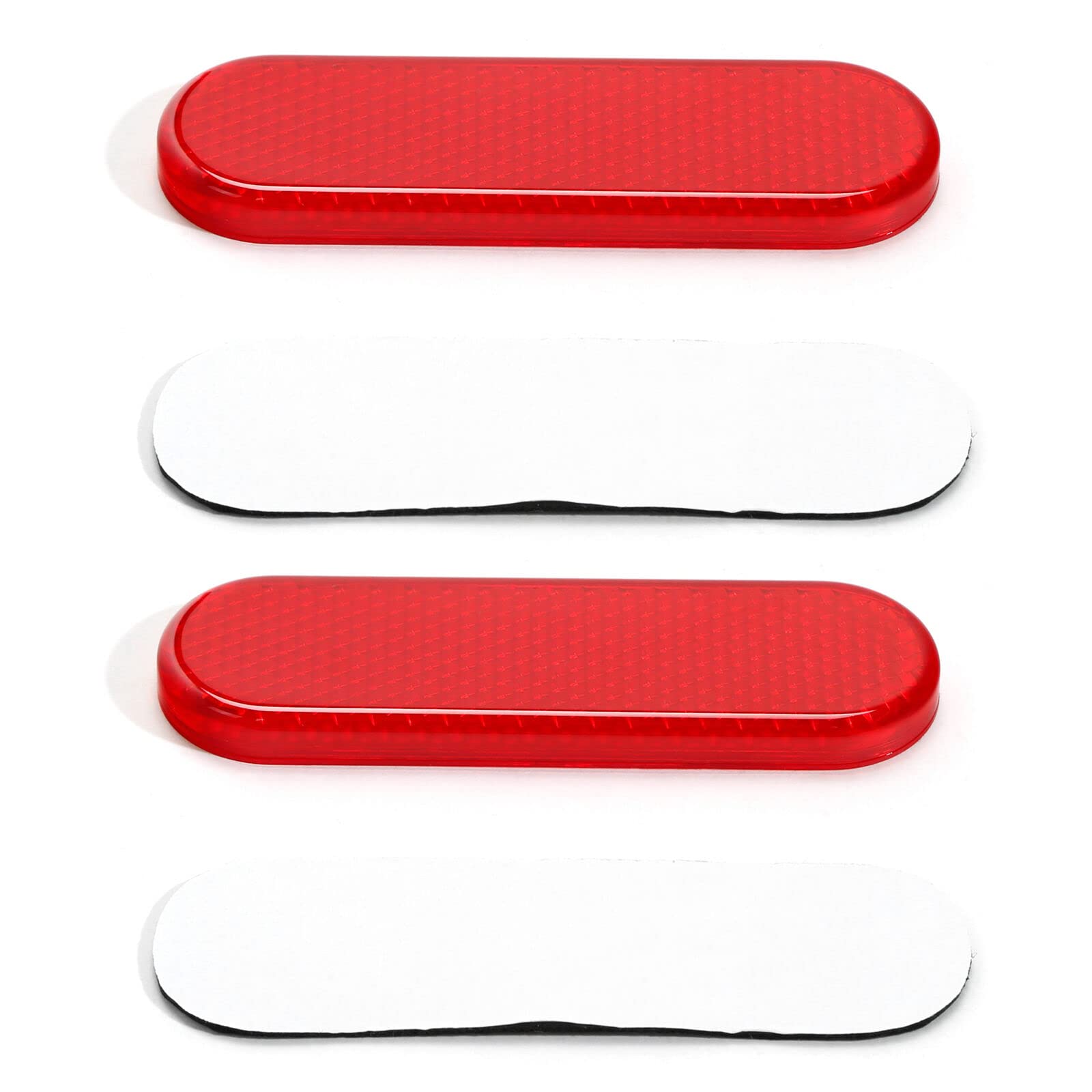 TCMT Motorcycle Rear Fender Red Reflectors Fit For Harley Davidson Softail Low Rider Fat Bob Softail Standard Street Bob Sport Glide Softail Slim Deluxe 2018-2023