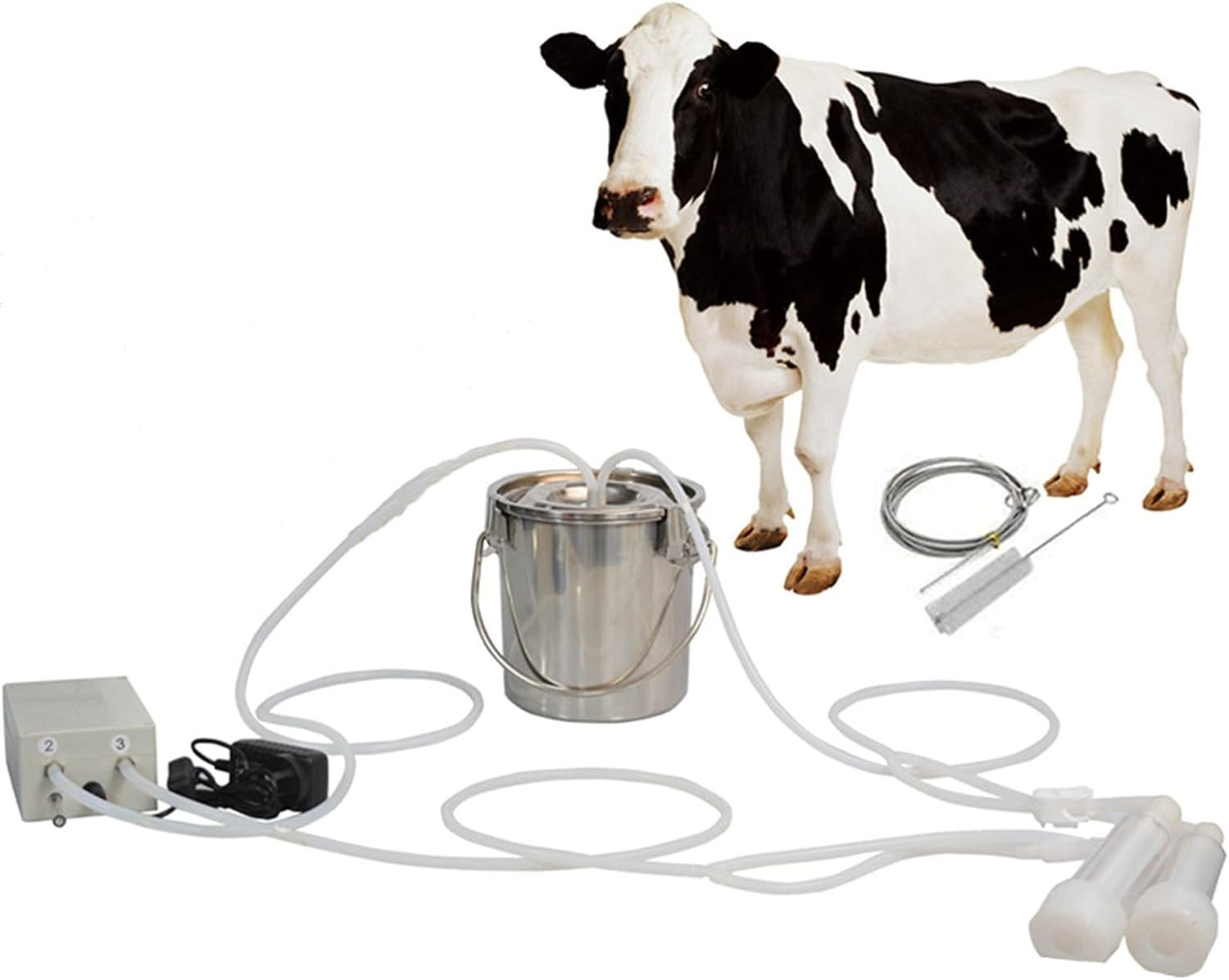 Dyjd For Cows Electric Cows Sheeps Milking Machine, Goat Milking Machine, Cow Sheep Goat Milker, Portable Automatic Cattle Milking Equipment, For Sheep & Goat,,3L