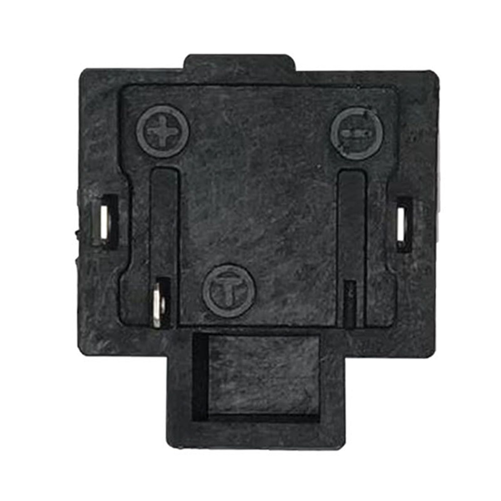 Alloneslife 1Pc Replacement Battery Clip Connector 3Pin For Electric Power Tool Adapter Accessory Sturdy Sturdy Black Battery Clip