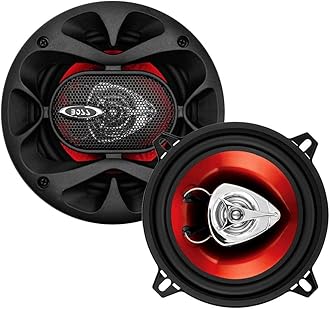 BOSS Audio Systems CH5520 Chaos Series 5.25 Inch Car Door Speakers - 200 Watts (Pair), Coaxial, 2 Way, Full Range, 4 Ohms, Bocinas para Carro