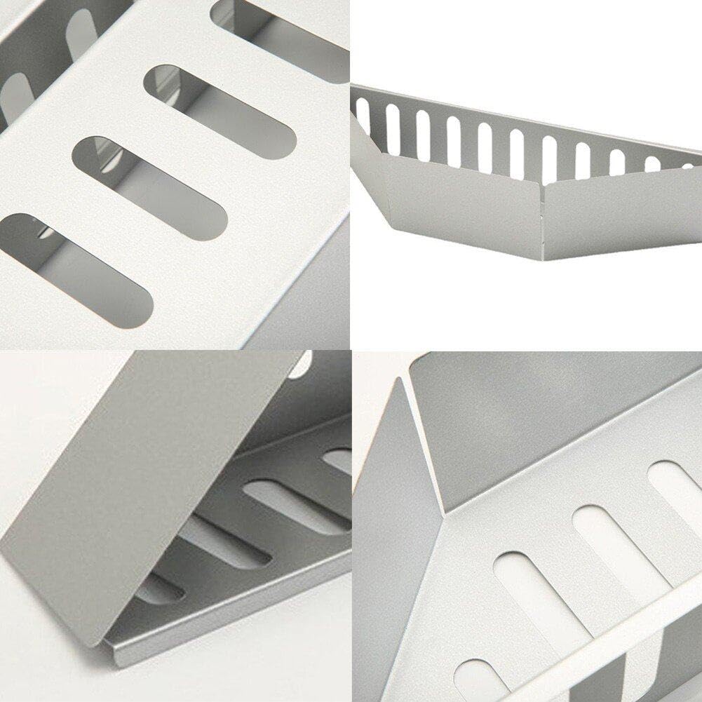 Cestino per Carbone in Acciaio Inossidabile Cestello per Barbecue per Griglie a Bollitore - Supporto per Bricchette di Carbone per Utensili E Accessori per Barbecue
