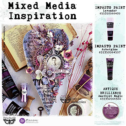 Prima Marketing Art Alchemy Antique Brilliance-Amethyst Magic #TOP1