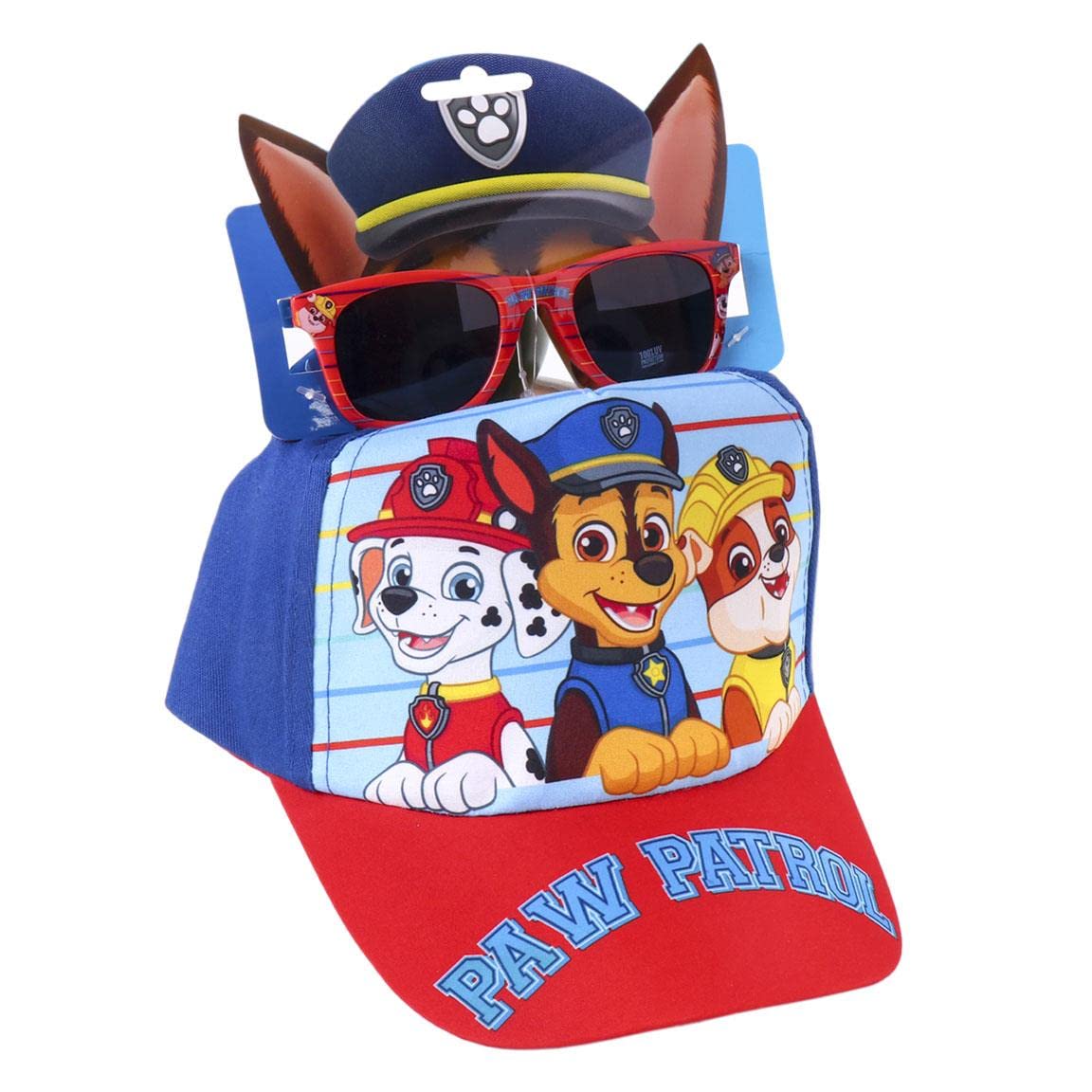 CERDÁ LIFE'S LITTLE MOMENTS Set Gafas de Sol y Gorra La Patrulla Canina - Talla de 2 a 5 Años - Protección UV 400 y Filtro de Categoría 3 - Gorra Infantil con Velcro Ajustable - Producto Original Diseñado en España
