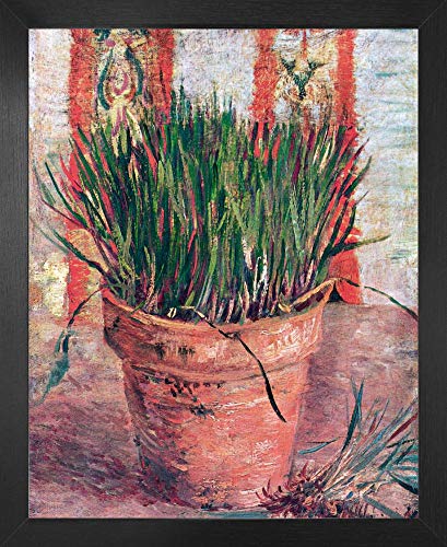 Affiche Pot Aux Fleurs Van Gogh encadrée MDF 50x40cm pour salon - 2