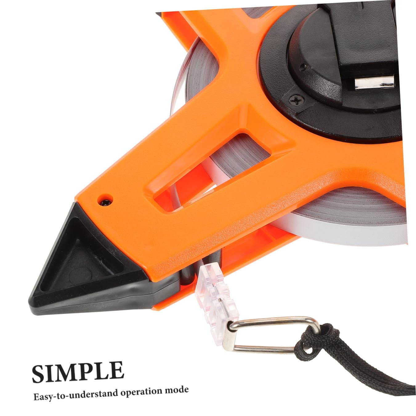 Mètre à Ruban D’ingénierie 0-50m, Ruban Mesure Professionnel | Cadre en Plastique, Marquages Précis, Nylon Solide, Usage Polyvalent, pour Bricolage et Chantier