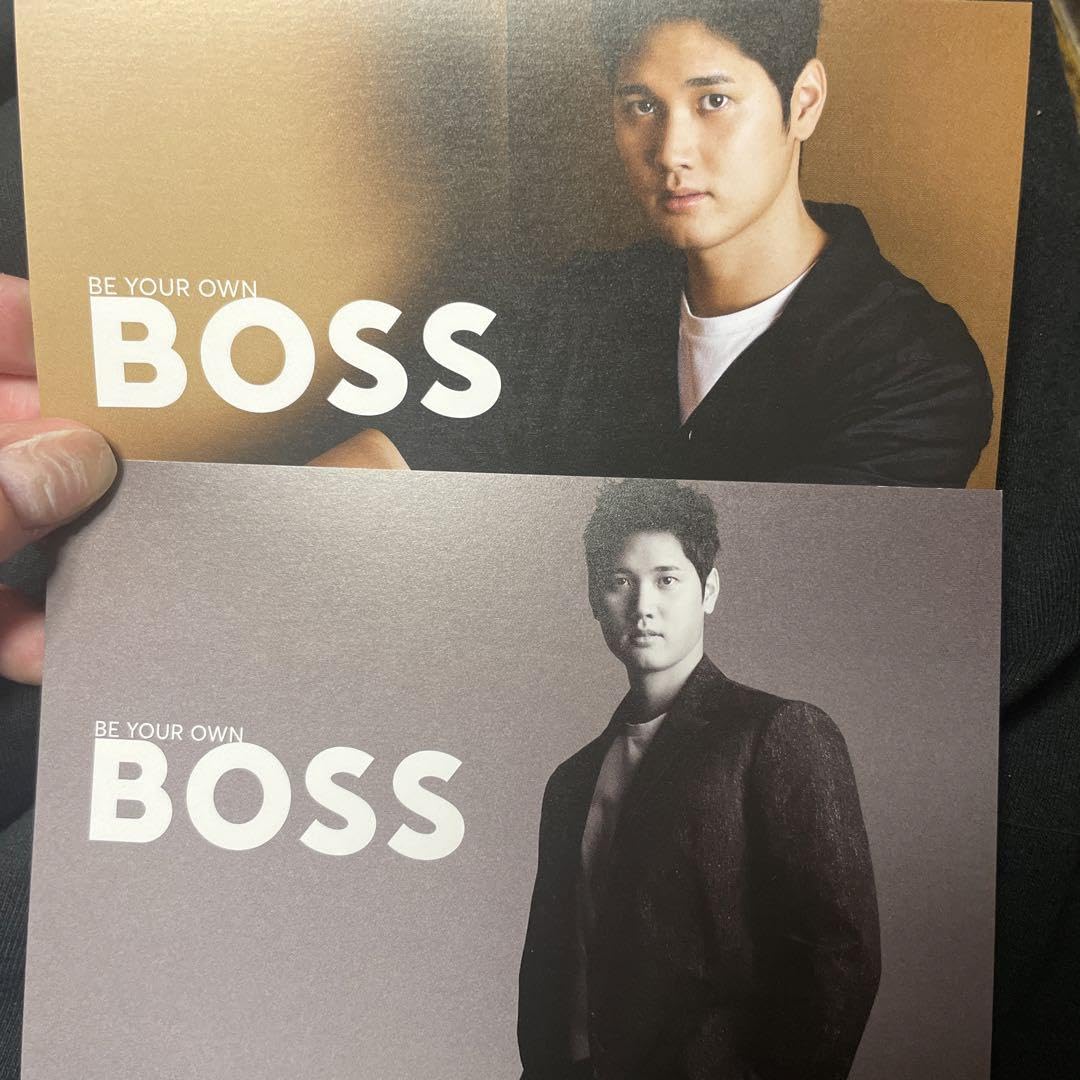 Amazon.co.jp: BOSS 大谷翔平ポストカード6枚 通常盤&WBC優勝限定盤