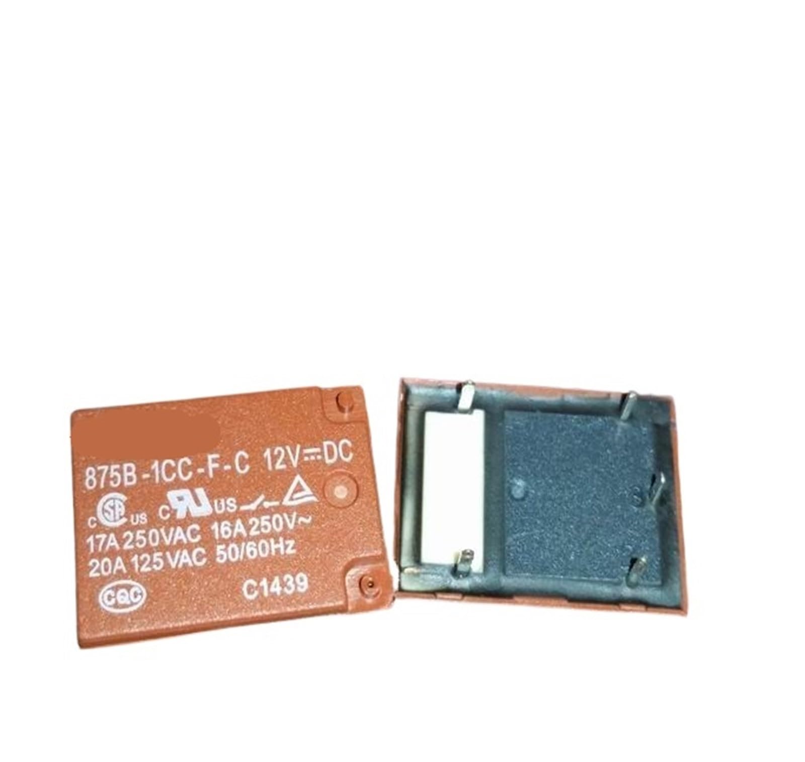 Relais 5 Broches 875B-1CC-FC 12V CC composant electronique automobile 22F-1C-12V-17A