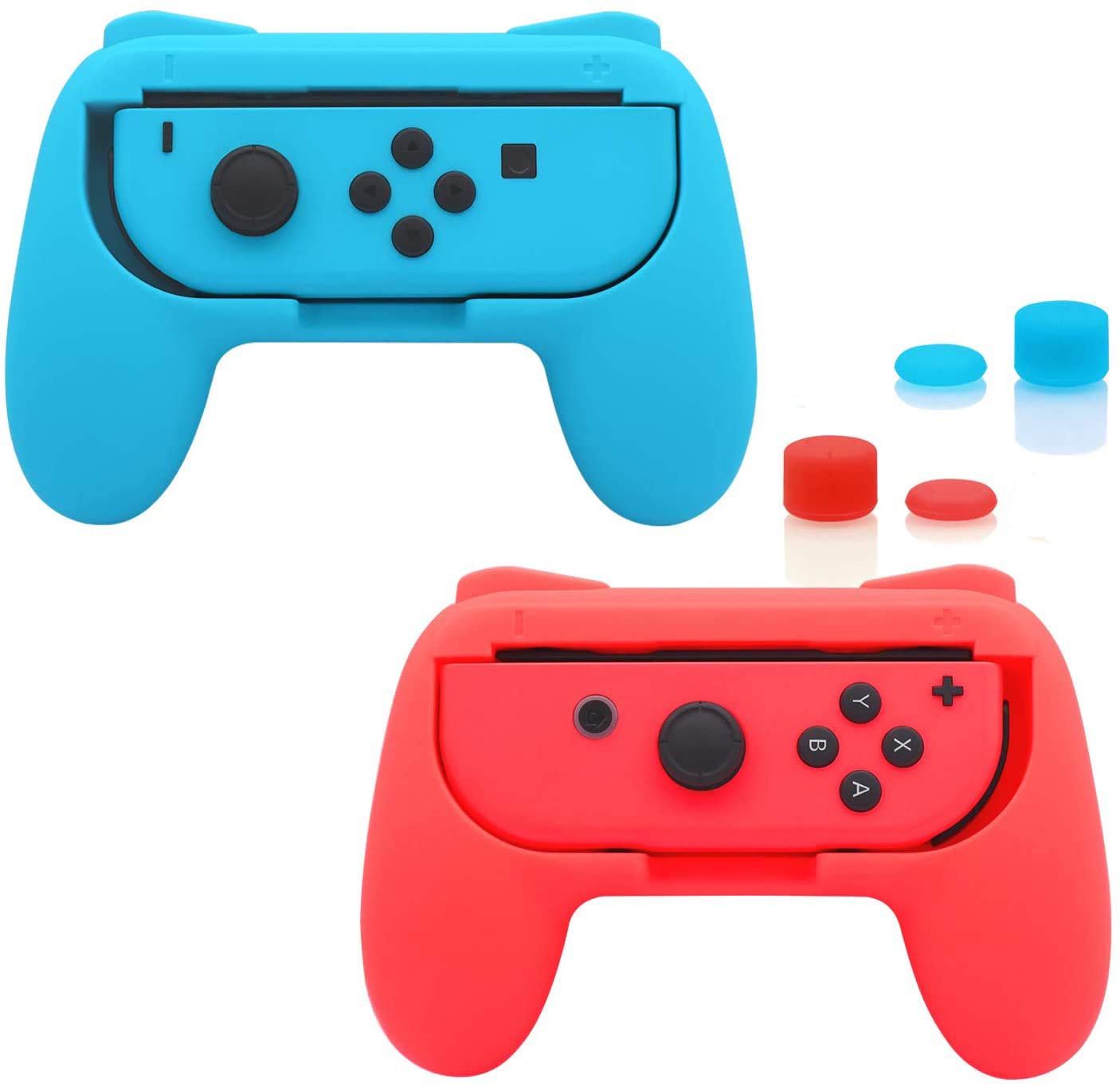 Joy Con Grips para Nintendo Switch, Goma de Joystik , Kit de