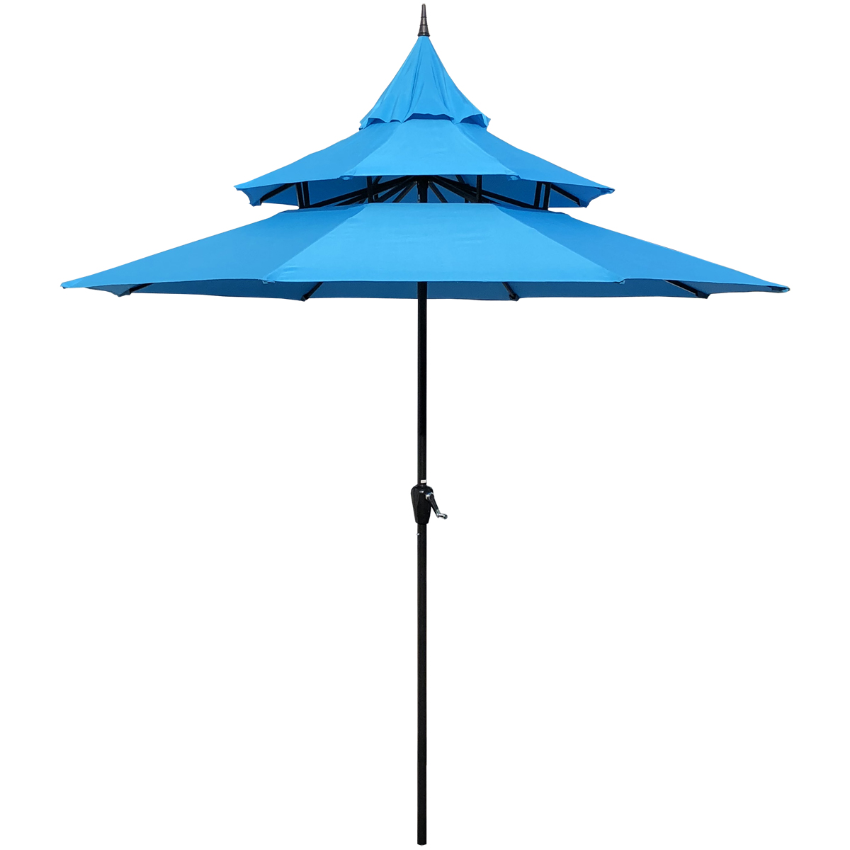 Amazon.com : MAYPEX Outdoor 9 Ft Pagoda Patio Umbrella with Crank