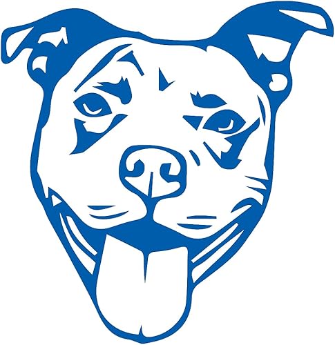 Miniatura 10 de Pitbull - Plantilla de cara 1 (borgoña) (juego de 2) calcomanías de vinilo impermeables de alta calidad para laptop, accesorio de teléfono, casco,