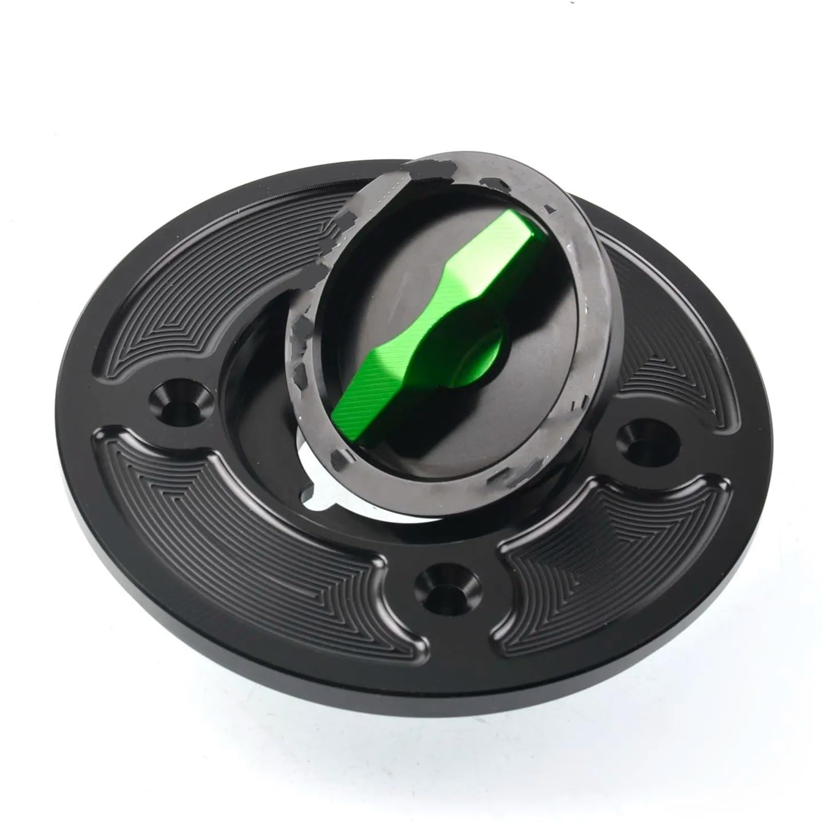 Tappo Serbatoio Carburante Per Ninja 400 2018-2025 Per Ninja 650 2017-2025 | Blocco Rapido Del Coperchio Del Tappo Del Serbatoio Del Gas Del Carburante Per Moto In Alluminio CNC(Red A)
