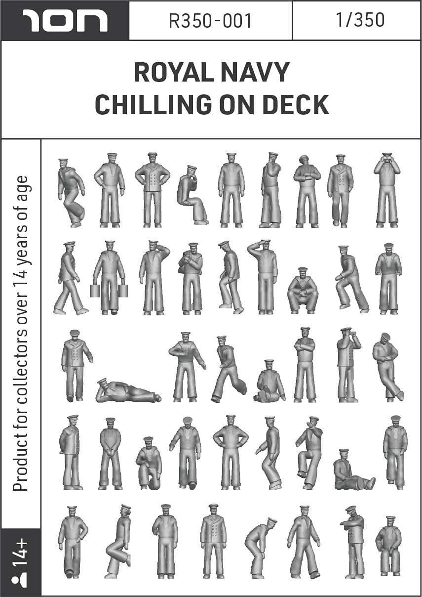 ION Model Royal Navy - Chilling on Deck 1/350