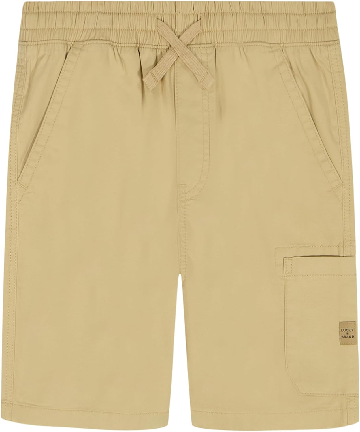 Lucky Brand Boys' Pull-on Cargo Shorts, Drawstring Closure