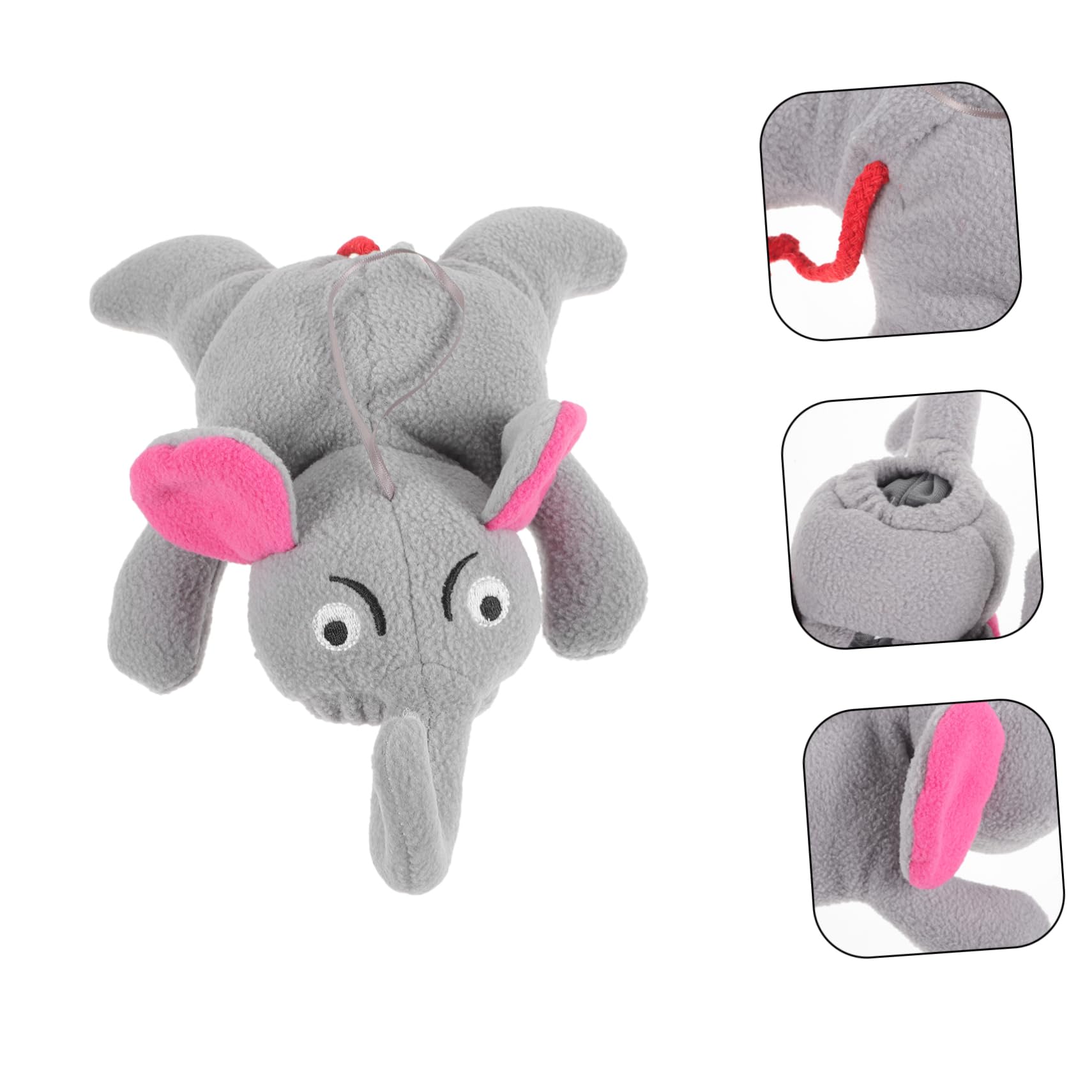 UPKOCH 5St Mini Honigglas Weingläser Massenbecher Wabendekoration Honigglas mit Löffel Neon Oh animal-design waschbare glasflasche Flaschenhüllen Elefanten-Stillflaschenhülle PP Baumwolle