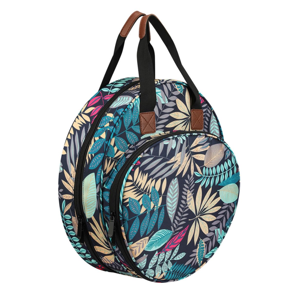Bolsa de herramientas de bordado de gran capacidad con bolsillo cremallera