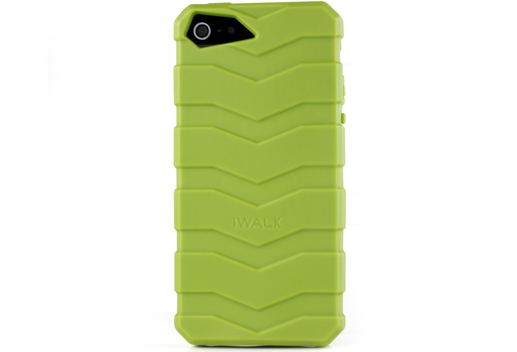 iWalkBCT001i5-004A Tread Series Protective Rugged Textured Case for iPhone 5 - Retail Packaging - Lime