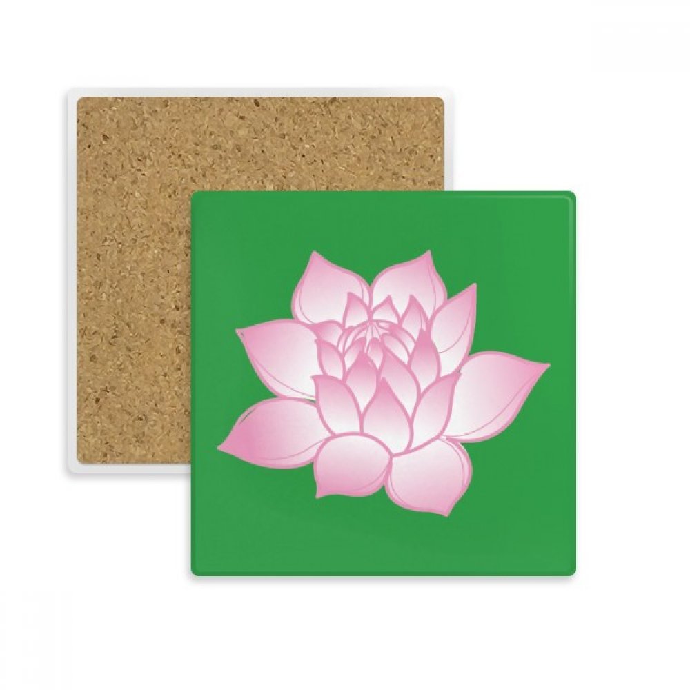 Dessous de verre lotus rose en pierre pour sublimer vos pauses café