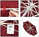 SUAVER 104LEDs Sonnenschirm Beleuchtung mit Fernbedienung,batteriebetrieben Sonnenschirm Lichterkette 8 Modi Deko Licht,Wasserdichte Umbrella Light Baldachin dekorative Strip Lichter (Warmweiß)