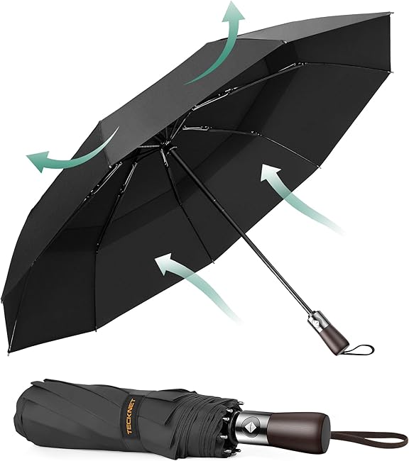 Paraguas Tecknet Plegable Antiviento