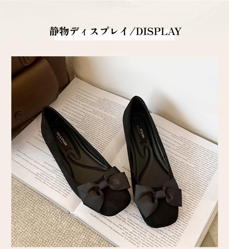 デューリリー Dewlily リボンフラットシューズ レディース 10代 20代 30代 韓国ファッション カジュアル 靴 可愛い シンプル 大人 黒  白 ぺたんこ 歩きやすい （ピンク） -ファッション通販 FASHION WALKER [derifu] リボンデザイン 【豹柄】 レディースフラットシューズ 内增高 【宽胖脚対応】 【大码サイズ】 韩版スタイル 自信ア