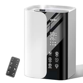 大容量 6L ハイブリッド式加湿器加熱式 超音波式 次亜塩素酸水対応5重除菌浄化 Amazon.co.jp: 加湿器 大容量 6L 【マイナスイオン & UV除菌 & 5