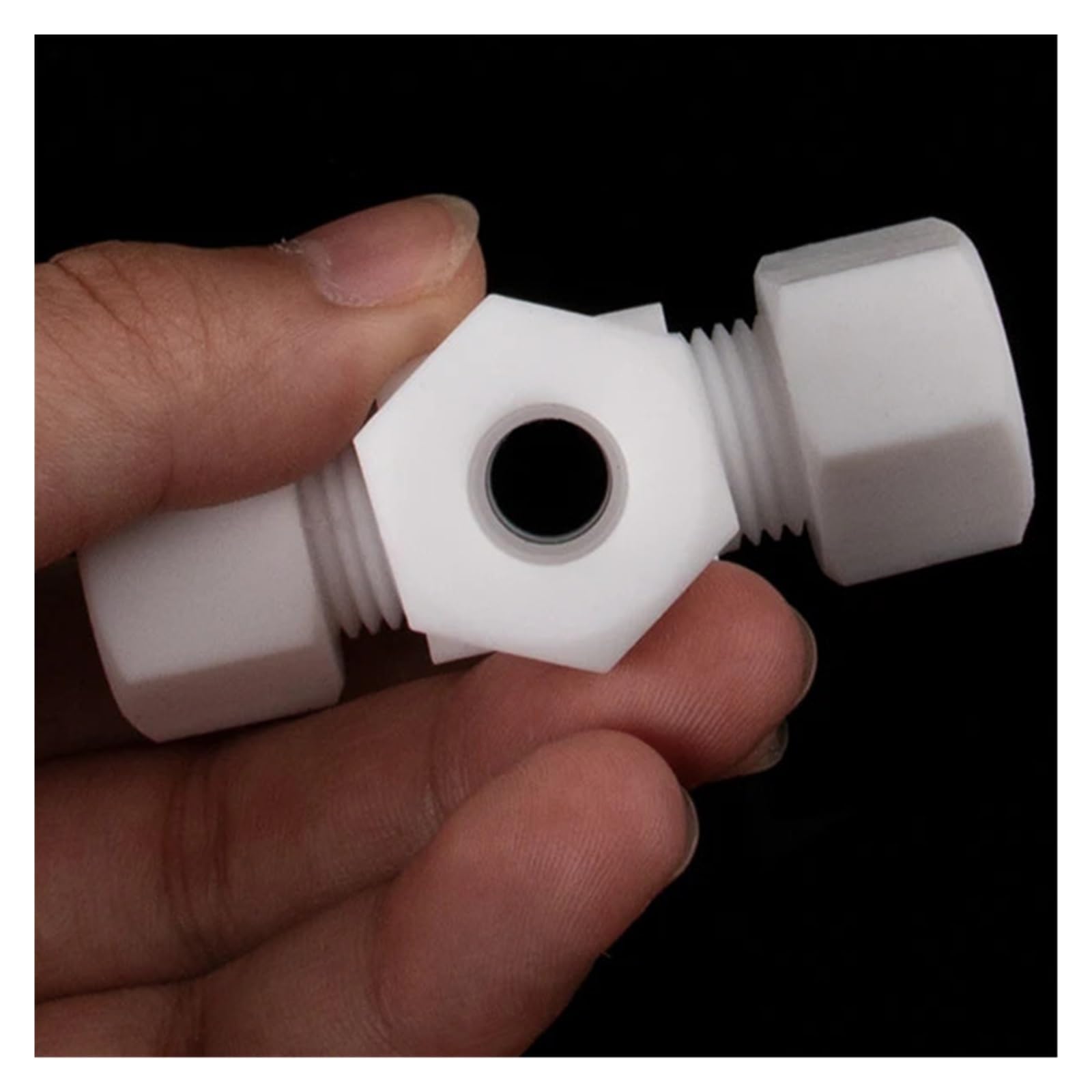 Raccord de compression for tube de 1/8" 1/4" 3/8" 1/2" 1" OD, croix 4 voies, 3 4 6 8 10 12 mm, raccord de tuyau, adaptateur de connecteur(4mm)