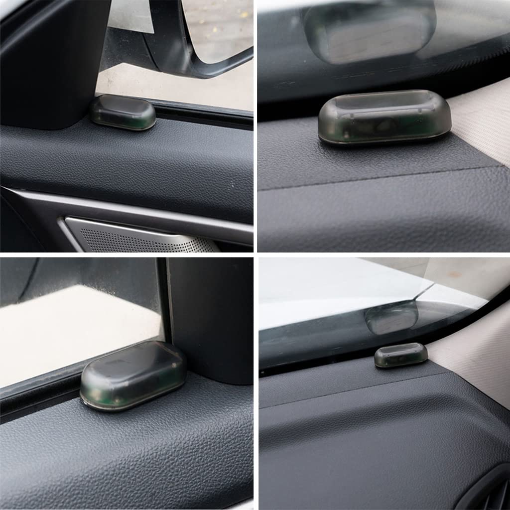 JzcsdkSIL Car Fake Security Light Simulated Alarm Wireless Warning Antitheft Lamp LED Flashing Imitation, Blue