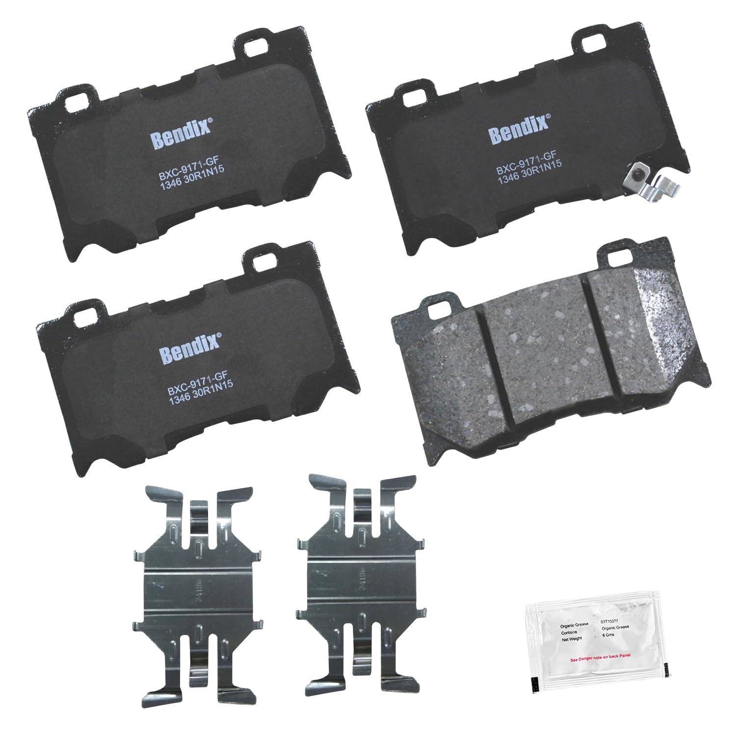 Bendix Priority1 CFC1346 Ceramic Front Brake Pads