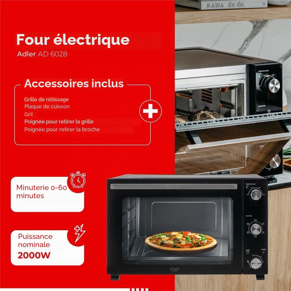 Adler ad_6028 AD 6028 Four de cuisson