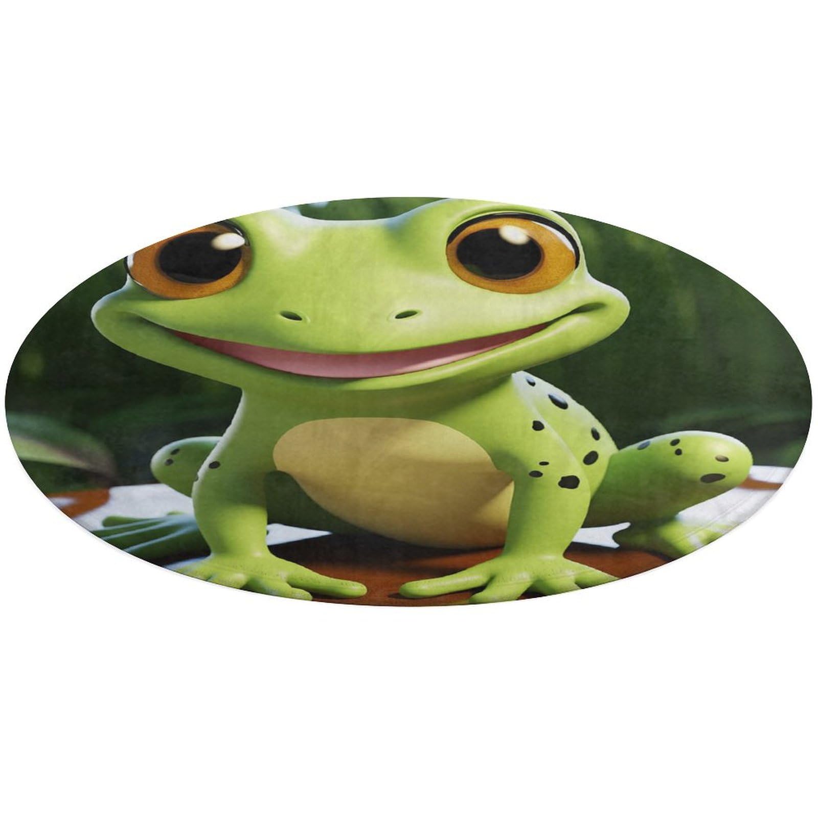 Tapis grenouille mignonne pour sol de chambre sans glisser