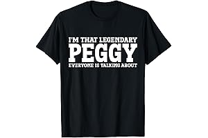 Women's Peggy Name Personalized Funny Girl T-Shirt