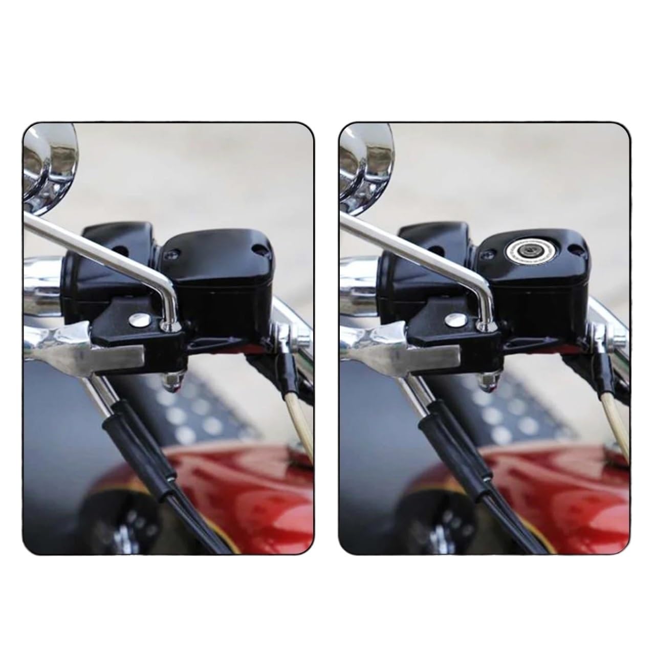 Spojler Boczny Motocykla Pasuje do Harley Touring Road King przemieszczanie się po ulicy FLHR FLHT Dyna Fat Bob FXDF Softail FLSTF pokrywa cylindra głównego(Cylinder Cover B)