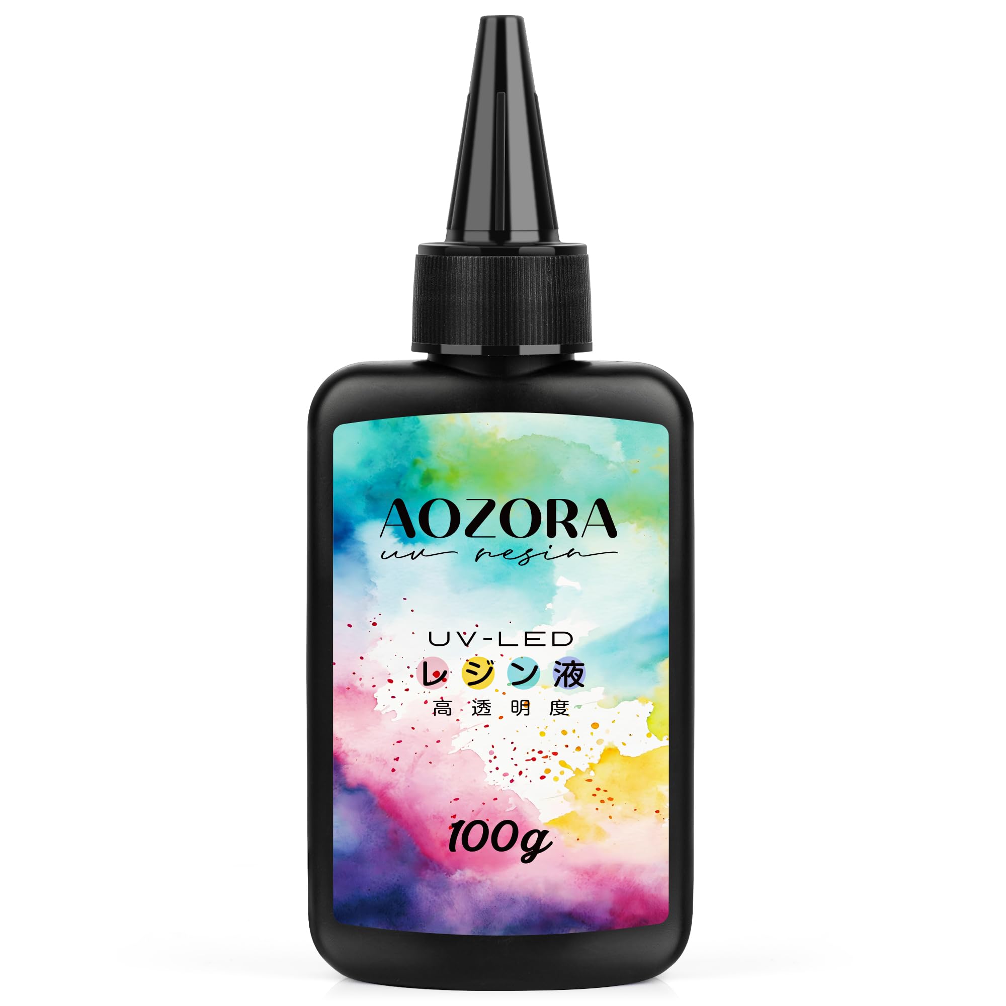 Amazon | AOZORA UVレジン液 100g レジン液 UV/LED対応 高い透明度 大