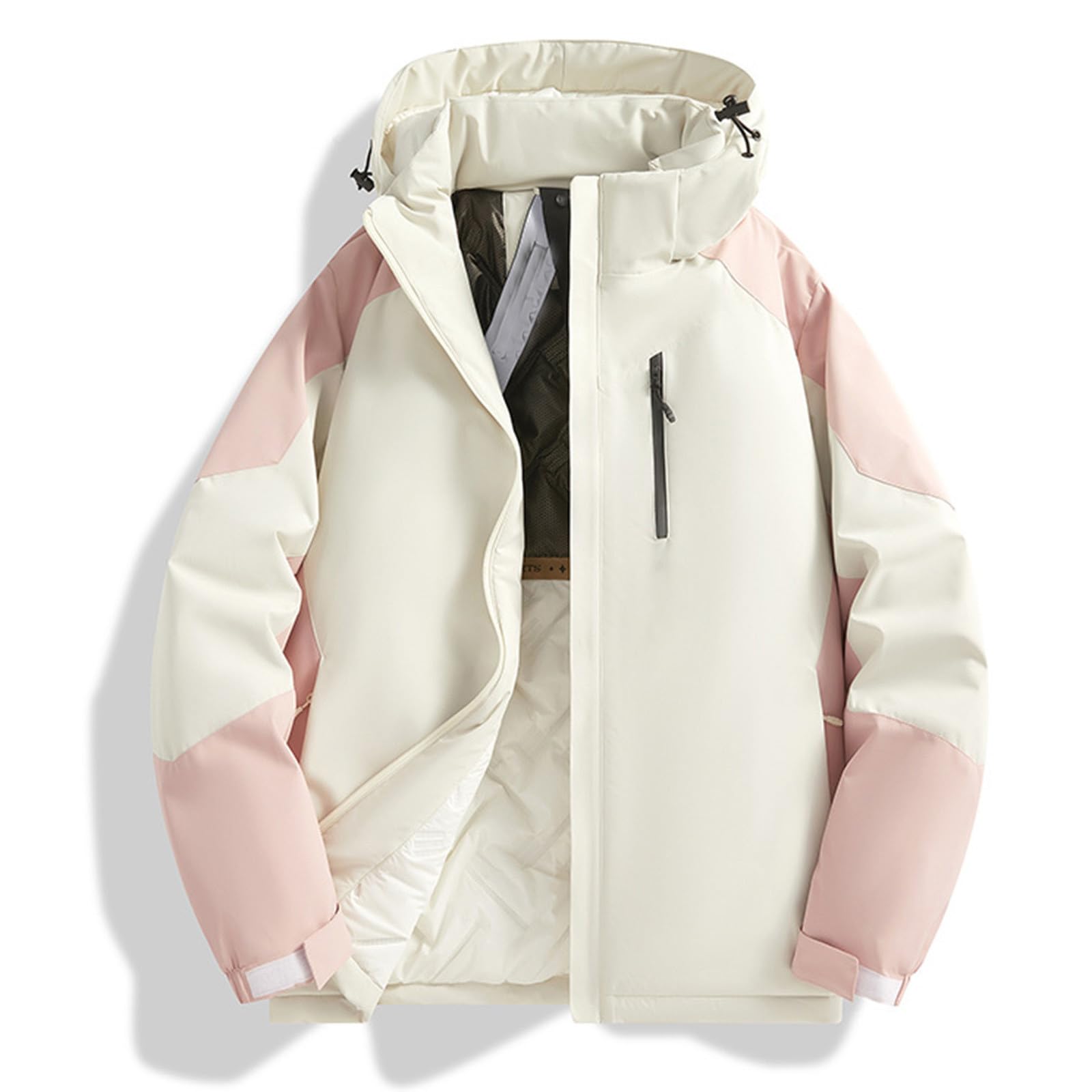 Chubasquero para hombre, impermeable, chaqueta softshell con capucha, chaqueta de lluvia a prueba de viento, chaqueta de primavera, chaqueta ligera, chaqueta de transición, chaqueta de senderismo