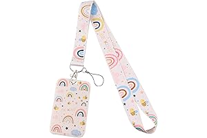 Aesthetic Boho Rainbow Girl Scout Lanyard