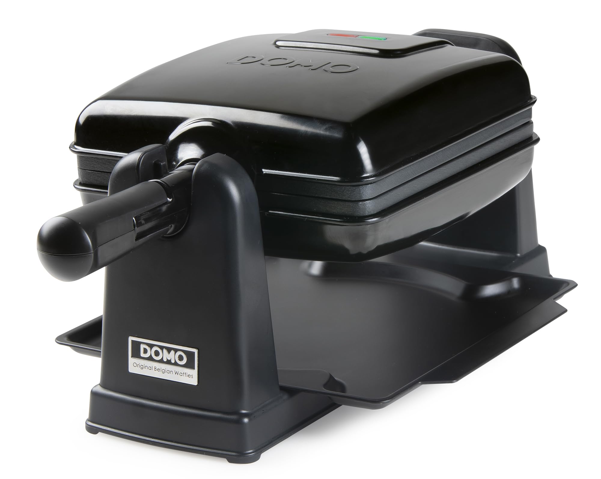 DOMO DO9224W Appareil à gaufres - Gaufrier pour gaufres rectangulaires 4x7 - Rotatif à 180° - Noir
