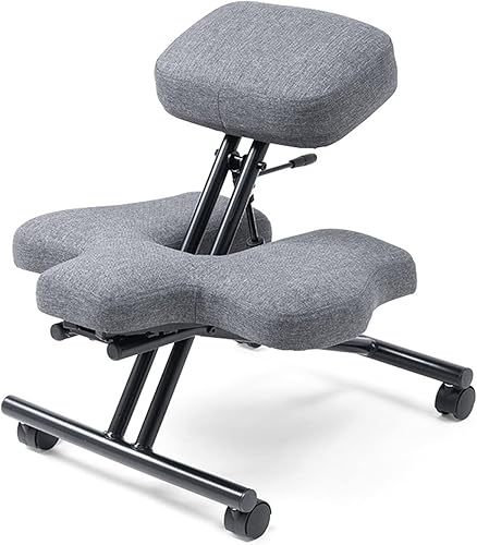 SKIMT Silla de escritorio de oficina, silla de rodillas, escritorio ergonómico para computadora y taburete en la oficina en casa