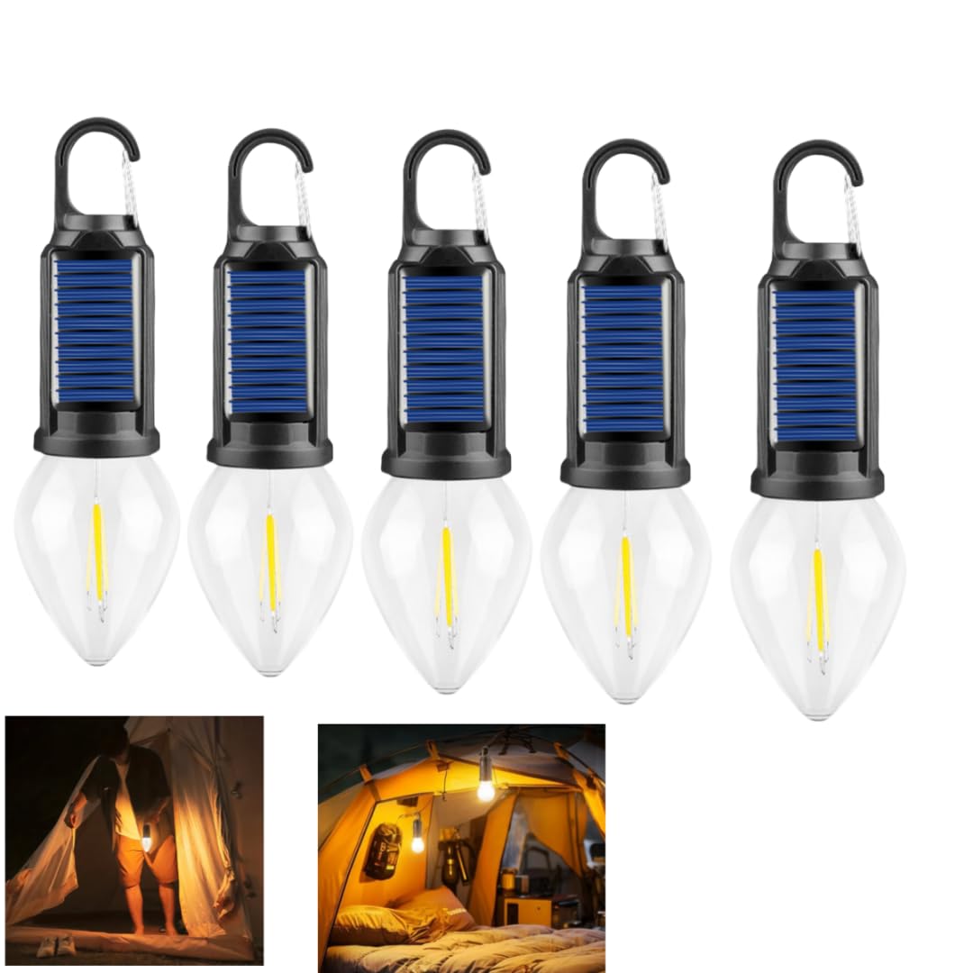 Amazon.com: Solar Rechargeable Hooked Camping Light - 2025