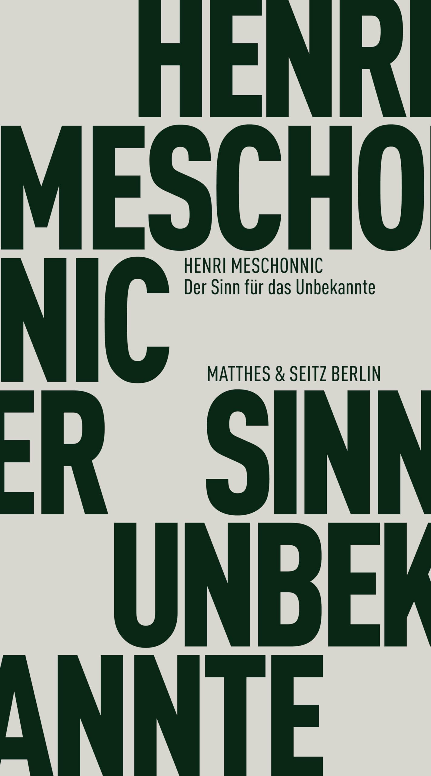 Der Sinn für das Unbekannte