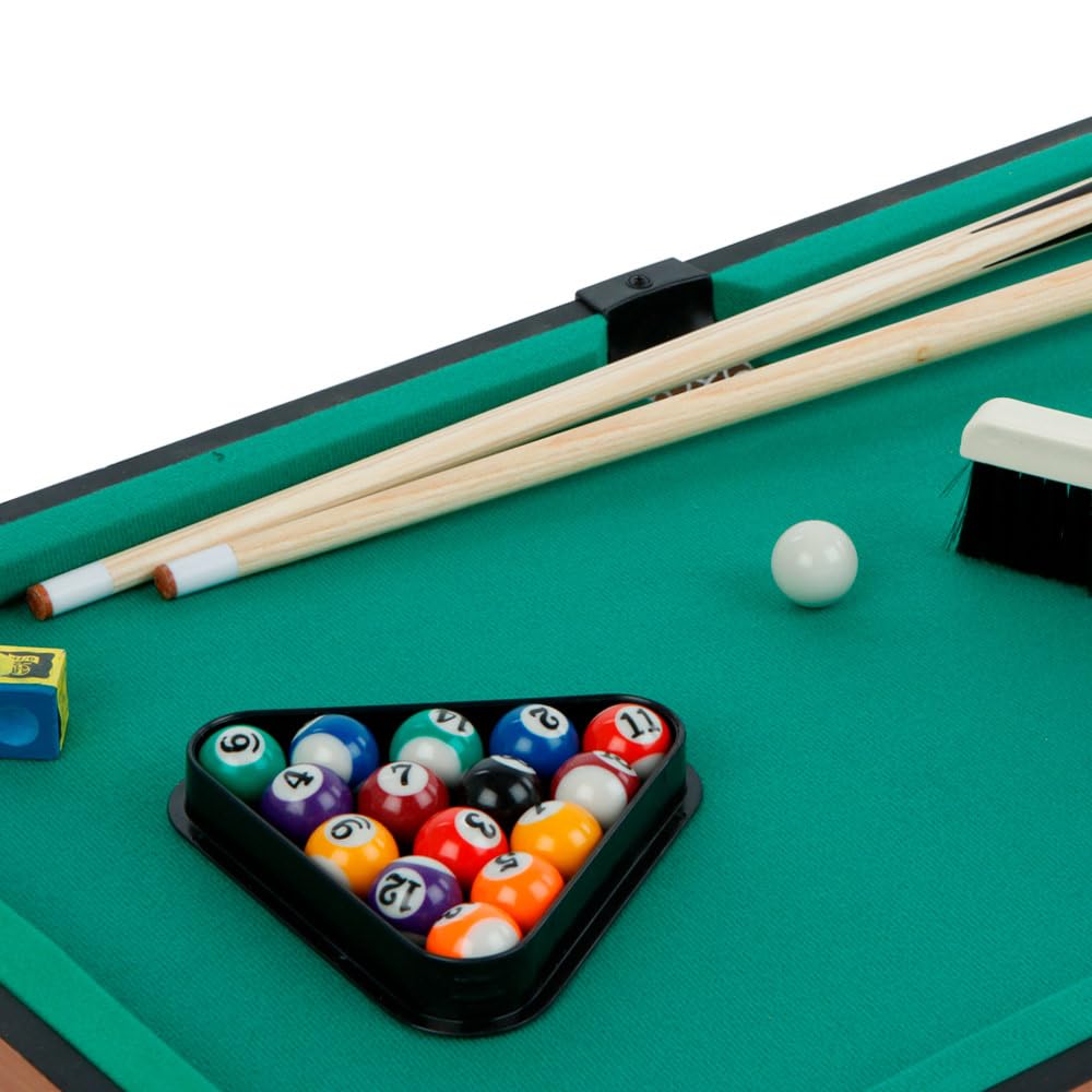 ColorBaby CB Games - Tavolo multigiochi 4 in 1, Dimensioni 81 x 43 x 27 cm, Calcio Balilla, Biliardo, Ping-Pong, Hockey, Gioco da Tavolo, Calcio Balilla per Bambini, multigioco, 6 Anni (85327)